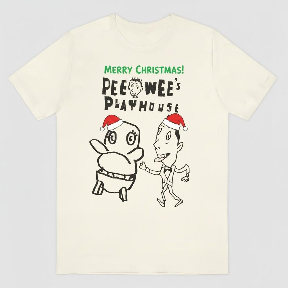 Playhouse Pee Wee Herman Christmas Shirt White Short Sleeve S-5XL AA706 Unisex T-Shirt