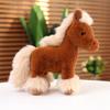 Simulated Horse Stuffed Animal Doll Pony Plush Toy Birthday Gift for Children