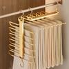 Folding Trouser Hanger Rotatable Clothes Hanger Racks New Drying Clothes Rack  Home