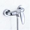 Настенный смеситель для душа Серебристый Современный душевой смеситель Сантехника для ванной комнаты Смеситель для ванны Домашние аксессуары для ванной комнаты Принадлежности для купания