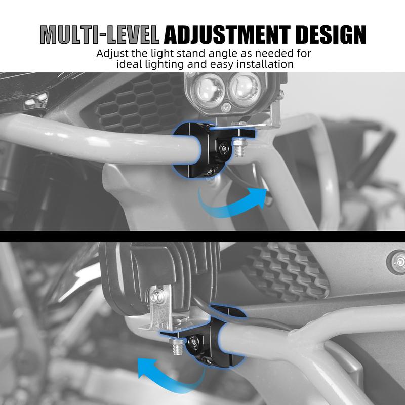 Headlight Bumper Clamp Spotlight For KTM 690 Enduro R 1290 Super Adventure BMW R1250SG R1200GS Yamaha Tenere700 1" Bumper Mount