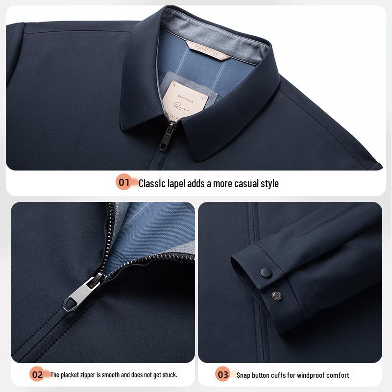 ROMON Мужской пиджак в стиле business casual с лацканами