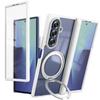 Fold 8 Phone Case With 360 Rotating Stand Magnetic Adsorption Wireless Charging Compatible TPUPC Hybrid Shell