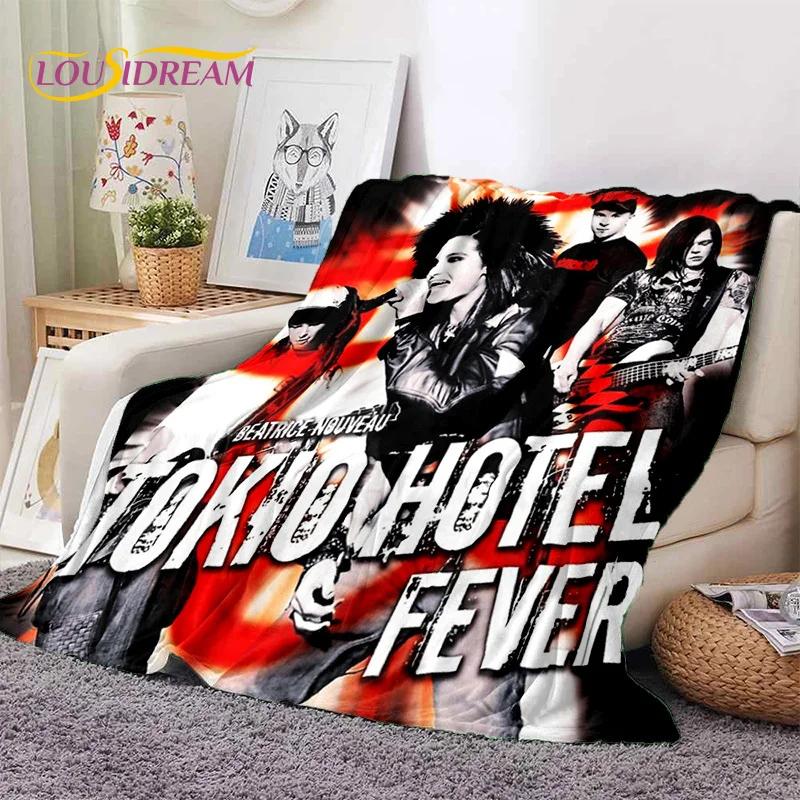 Rock Band Tokio Hotel Билл Каулитц Мягкое фланелевое одеяло для кровати, спальни, дивана, пикника, Плед для укрытия, активного отдыха на природе, подарок