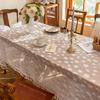 Solid Color Embroidered Tablecloth Lace French White Tablecloth European Style Hollow Lace Coffee Table Tablecloth Picnic Cloth