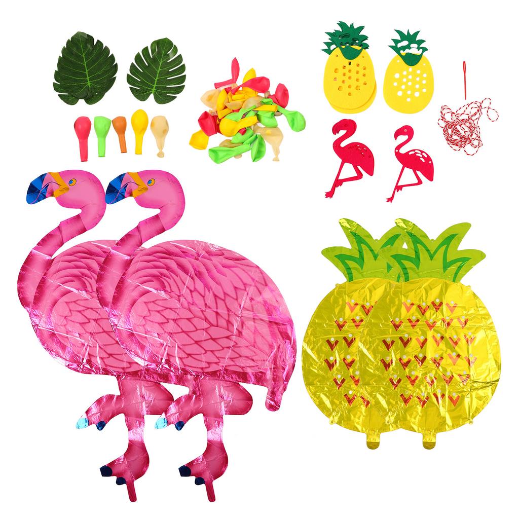 Набор воздушных шаров «Гавайи Фламинго Ананас» для летней вечеринки, набор воздушных шаров для свадебной вечеринки