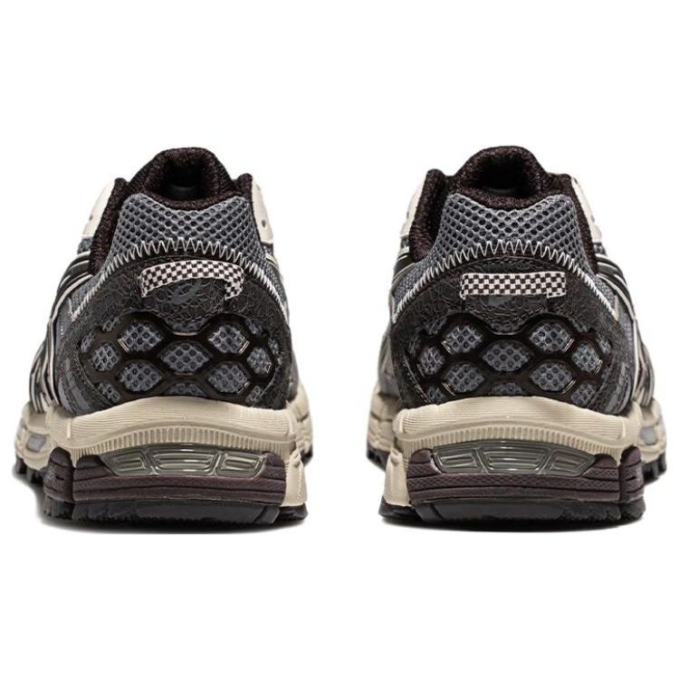 Asics Gel-Kahana 8 Модные кроссовки для спорта на открытом воздухе Ткань Синтетическая кожа Низкий верх Кроссовки для трейлраннинга Мужские кроссовки Светло-серый Черный 1011B895-020