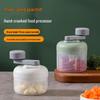 Hand-Cranked Multifunctional Garlic Mincer and Food Processor