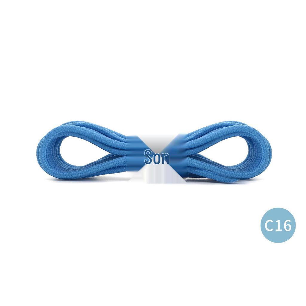 Круглые полиэстеровые цветные шнурки 4 мм для Flyknit, обуви для скейтбординга, кроссовок AJ, обуви для хайкинга и шнурков для шляп/брюк