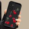 Чехол для телефона для Samsung Galaxy A55 A52 A33 чехлы A24 A15 A12 A23 A22 5G A54 A52s A53 A14 funda Чехол Мультяшный Простой Вишневый Фрукт