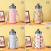 1300/1700ml Water Bottle Cover Bag With Strap Neoprene Water Pouch Holder Shoulder Strap Black Bottle Carrier Insulat Bag