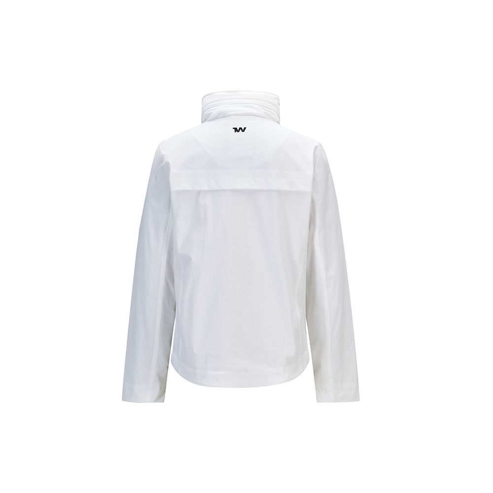 Under Armour Woven Training Casual Stand Collar Jacket Women Jacket White 21600410-100