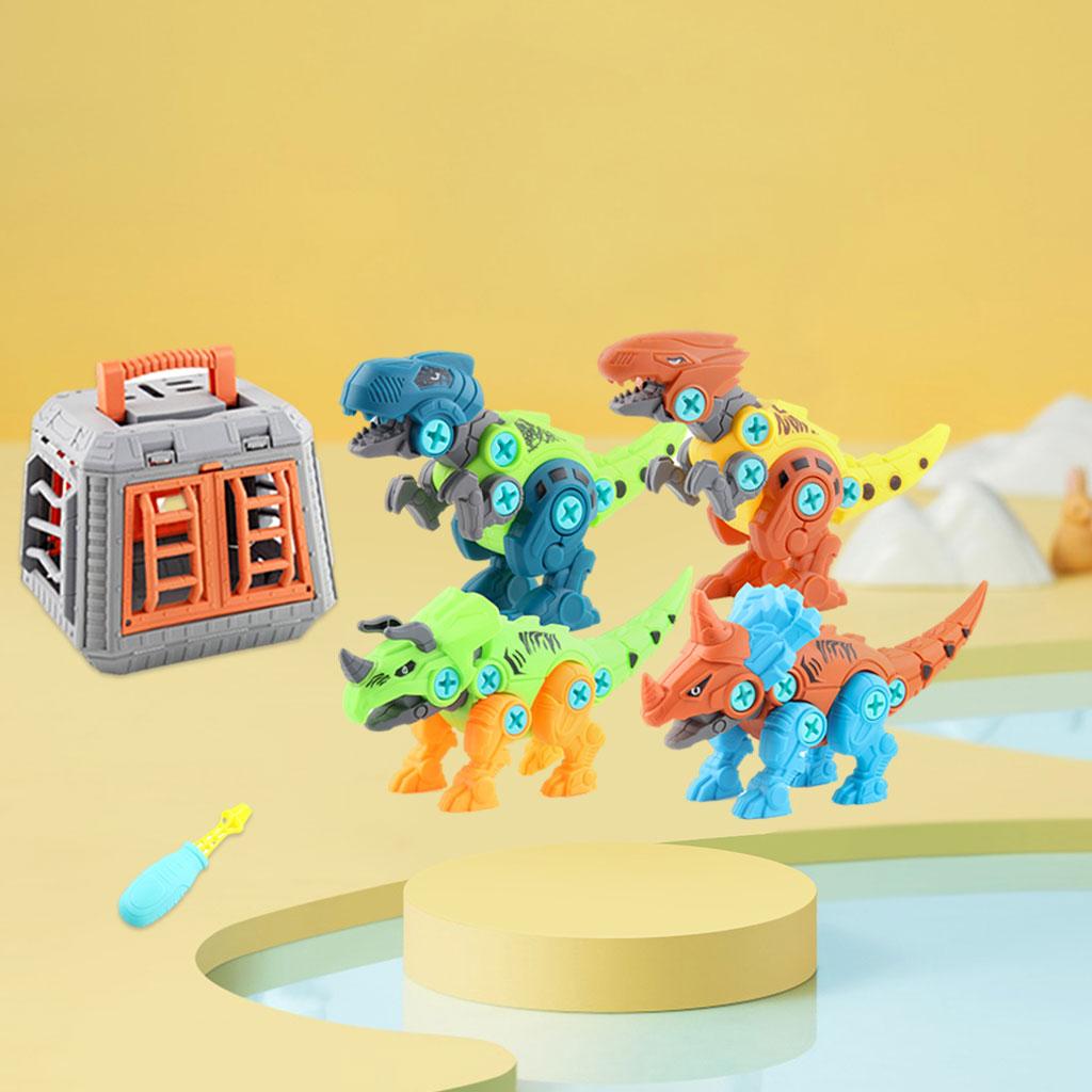 Игрушки Динозавры Строительные Конструкторы Игровой Набор на День Рождения