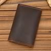 Новый Стиль Мужчины Женщины Кожаный Кошелек для Монет Зажим Кошелек для Карт Монет Натуральная Коровья Кожа Мужской Маленький Кошелек Держатель для Карт Зажим Кошельки