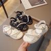 Children's Shoes, Girls' Sandals, Summer Fashion, Open Toed Flat Princess Shoes, Little Girls' Student Beach Shoes
