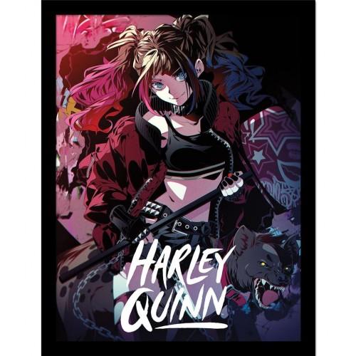 Batman Harley Quinn Framed Poster