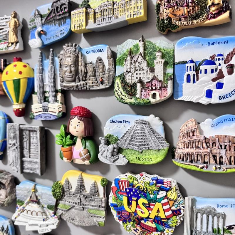 Магниты на холодильник Швейцария Люцерн Турция Греция США Мексика Будапешт ИТАЛИЯ Камбоджа Германия Непал Прага Малайзия Сувениры Подарки