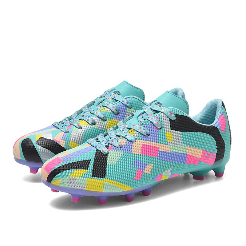 Оригинальные мужские футбольные бутсы FG/TF, модные цветные подростковые футбольные бутсы, профессиональные уличные нескользящие быстрые футбольные кроссовки для мужчин