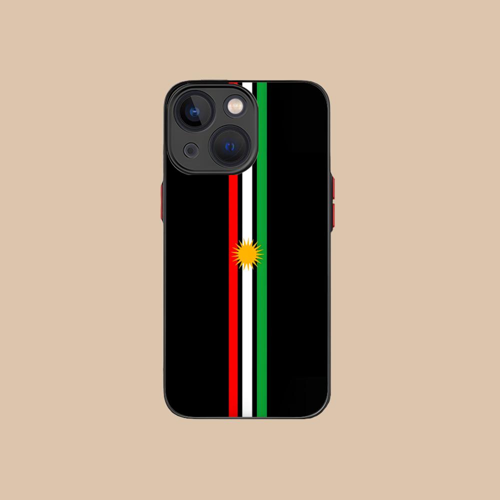 Kurdistan Flag Silicone Mobile Phone Case for iPhone 17 16 15 14 13 12 11 X XR XS Air Pro Max Plus Mini Colorful Cover