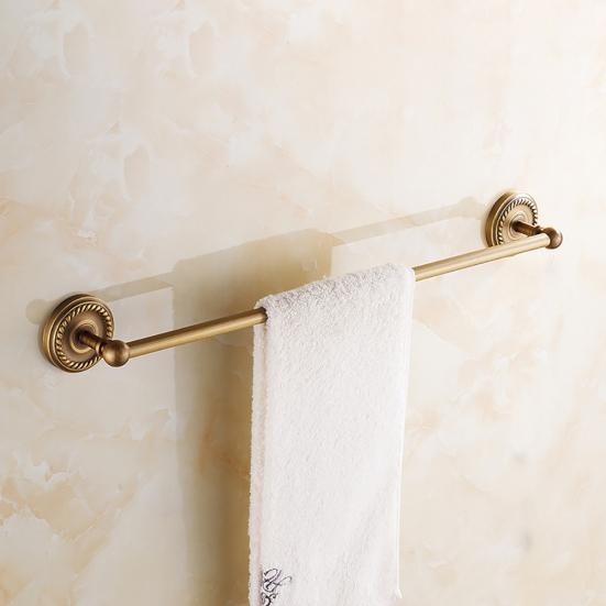 Винтажная латунь без сверления, кухонная вешалка для хранения ванной комнаты, держатель для полотенец, настенная вешалка