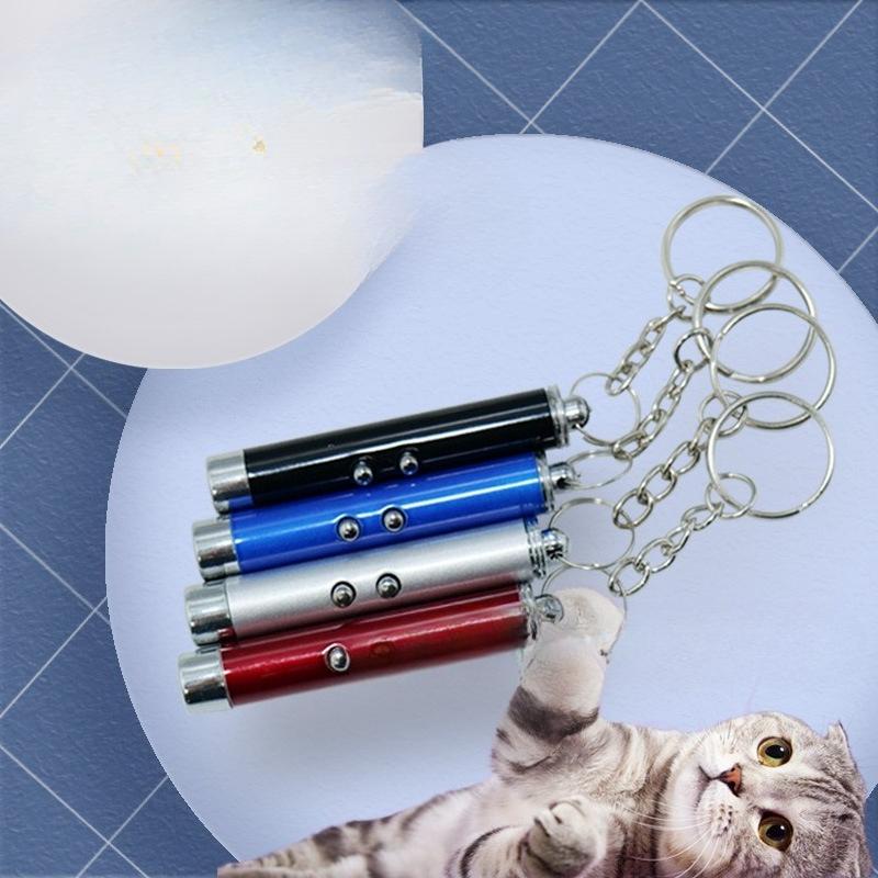 Светодиодная лазерная указка для кошек, лазерная ручка, ручка-игрушка для кошек с красной точкой, интерактивная игрушка для кошек с электронным светодиодным интерактивным снятием стресса