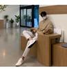 Men's Retro Korean Half-Zip Lapel Sweater - Loose Fit, Autumn/Winter Style Casual Trend