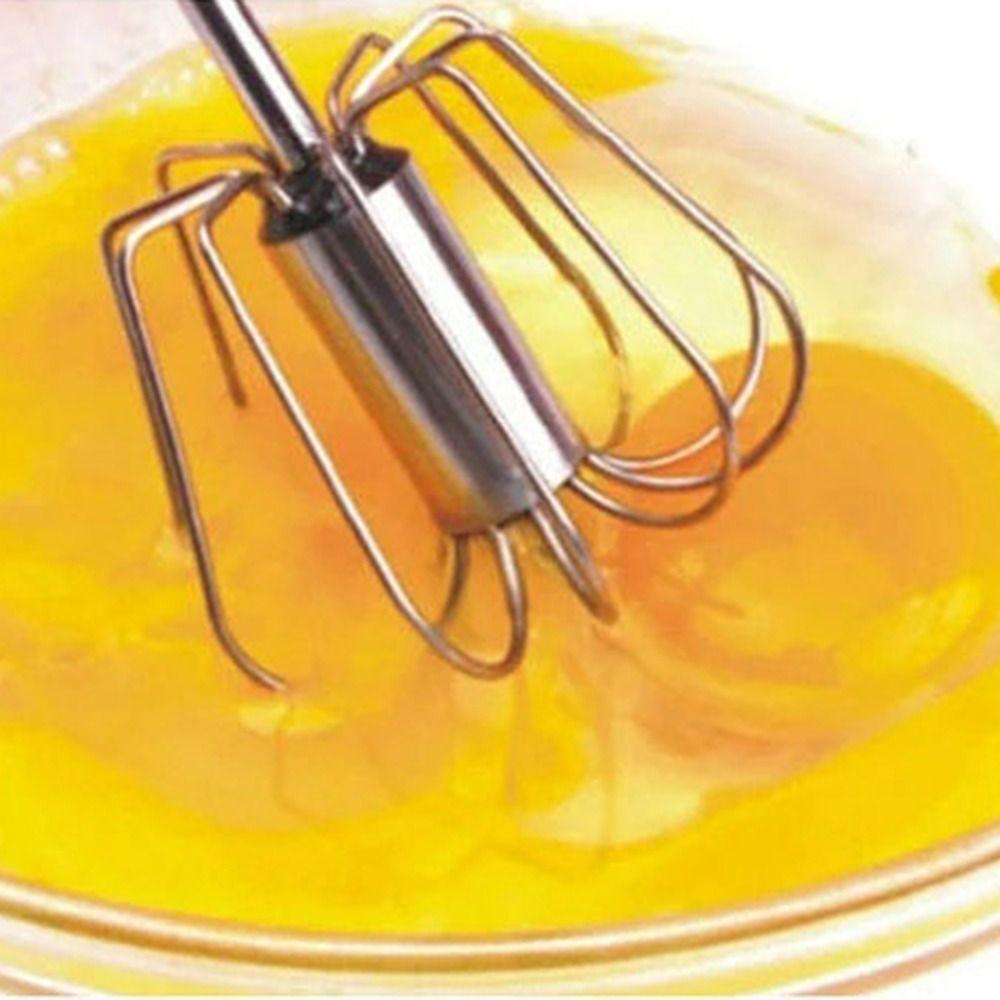 Стальной венчик для яиц, кухонный инструмент, полуавтоматический венчик для яиц, ручной толкатель, роторный венчик, блендер, венчик