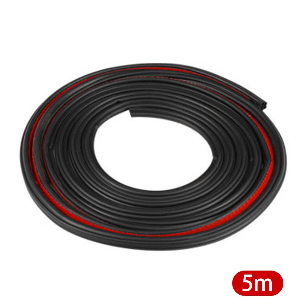 Двухслойная наклейка для уплотнения дверей автомобиля, резиновые уплотнительные полосы, звукоизоляционная прокладка для двери багажника, L-образная шумоизоляционная полоса