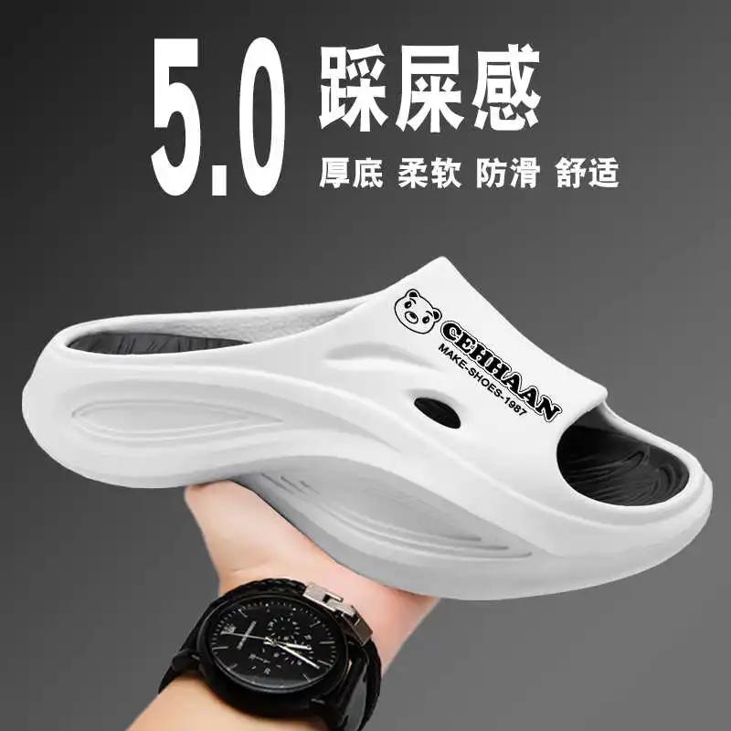 Модные Нескользящие Домашние Мужские Летние Сандалии Обувь Мужские Летние Тапочки Повседневные Теннисные Для Мужчин Кроссовки Спортивные Промышленная Строчка