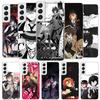 Чехол для телефона Bungo Stray Dogs Double Black Cover для Samsung Galaxy S26 S25 Edge S24 Ultra S23 S22 Plus S21 S20 FE Мягкие Fundas Она