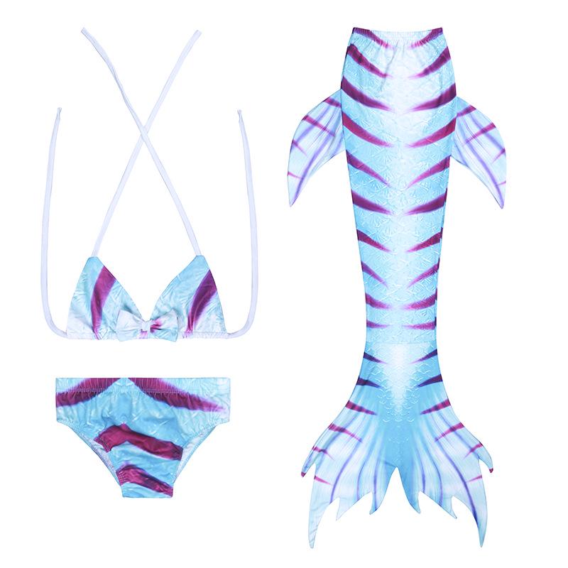 2025 Kids' Mermaid Tail Swimsuit Costume Bikini
