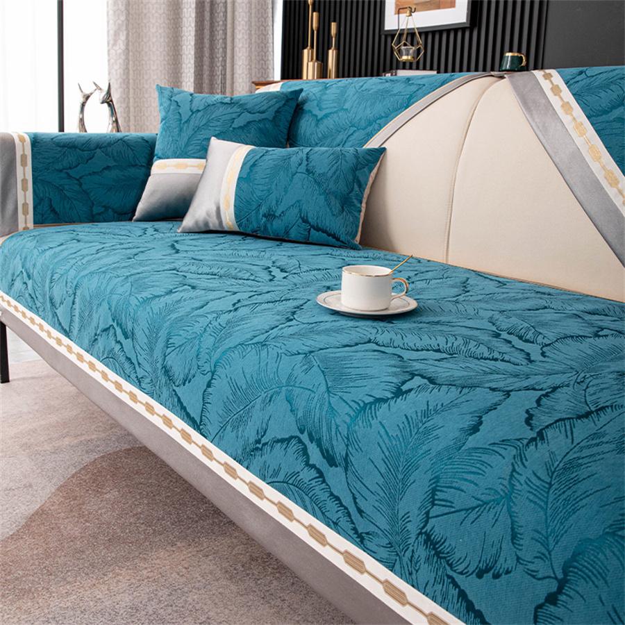 New Sofa Cushion Four Seasons Universal Simple Modern Cushion Non-Slip Chenille Sofa Cover Autumn and Winter Cover Cloth Towel