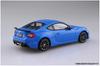 Модель автомобиля Toyota 86 ярко-синего цвета от Aoshima Bunka Kyozai из серии Snap Kit, масштаб 1/32, предварительно окрашенная, артикул 03-E.