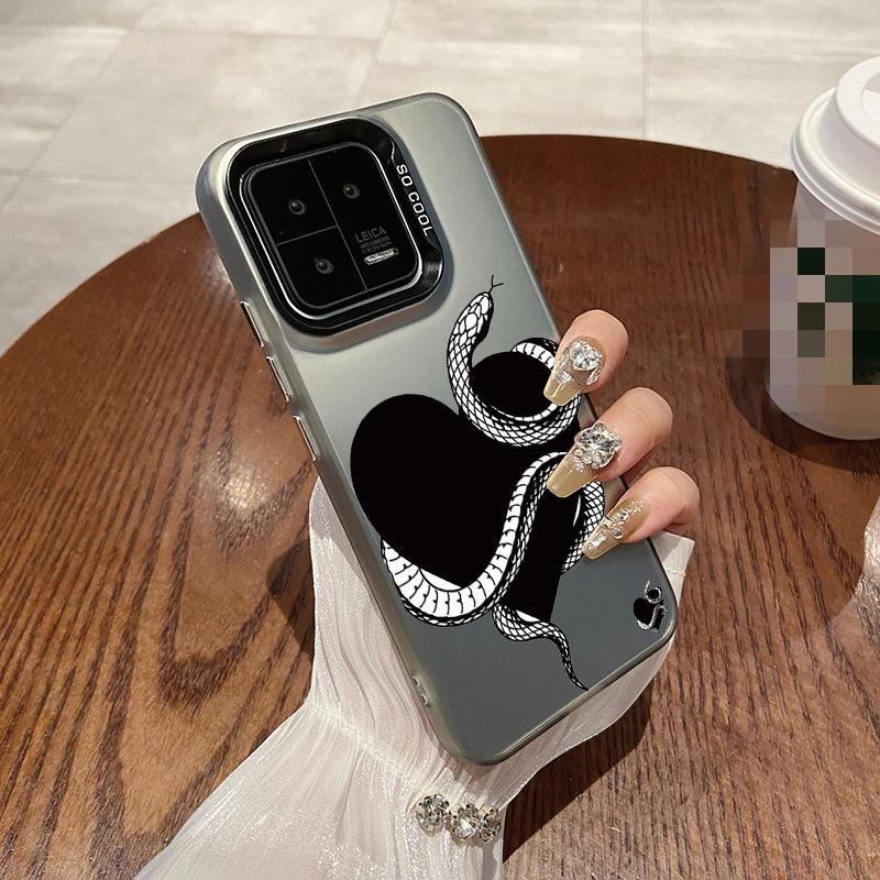 Крутой чехол Snake для iPhone 16 Samsung A55 A35 A34 S24 FE Xiaomi Redmi Note 13 Pro 14C Huawei Honor 200 противоударный бампер для телефона с защитой от царапин