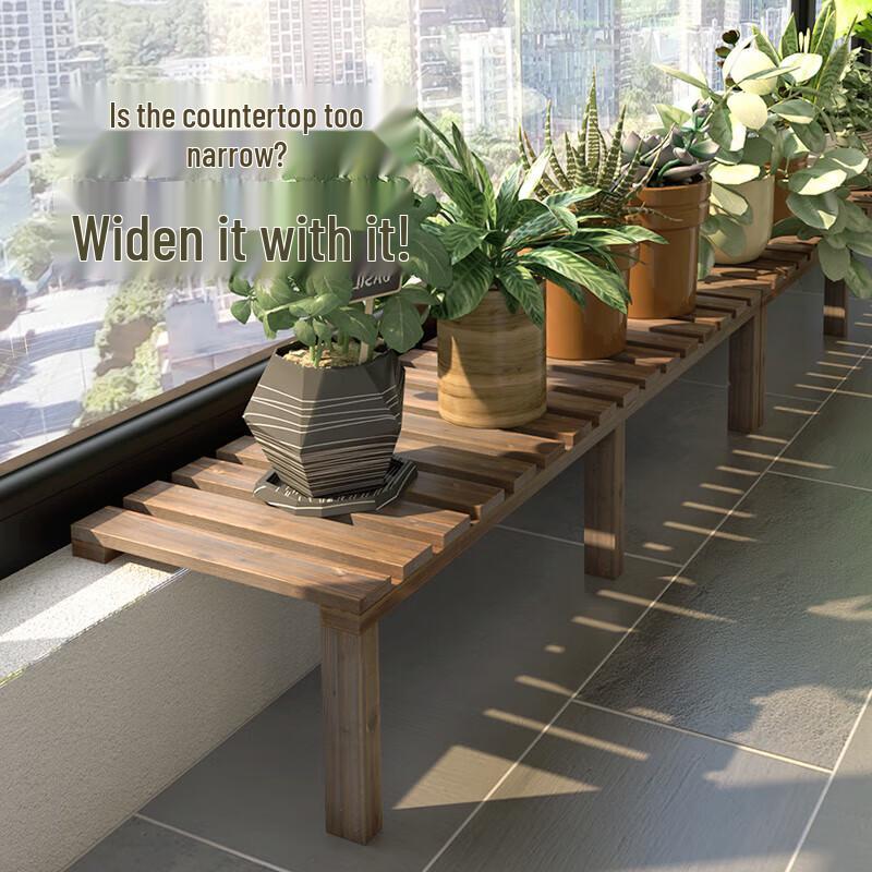 Trapezoidal Balcony Flower & Storage Rack