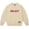 Palace Аппликация Team Crew Stoney Grey Unisex Tops P28CS035