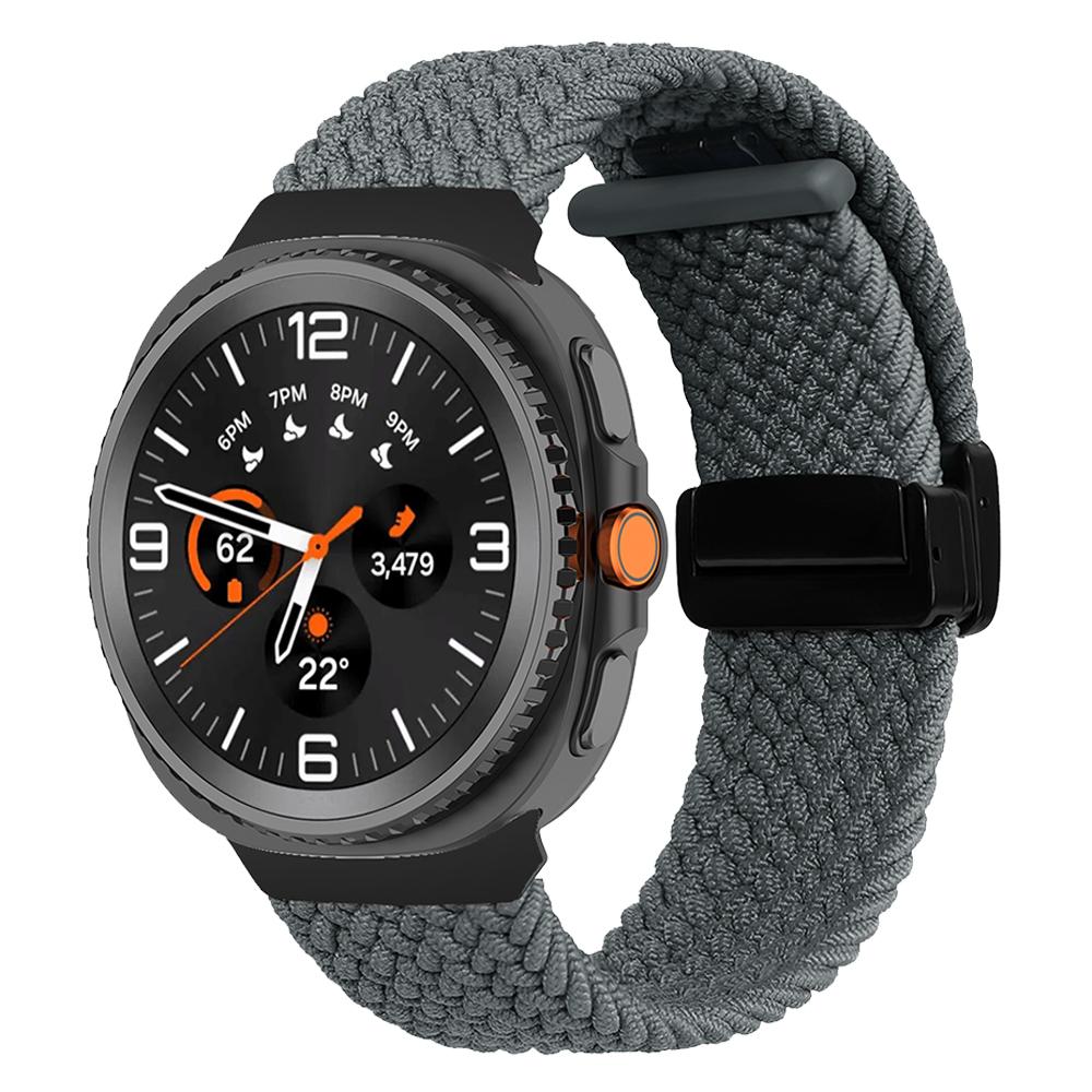 Спортивный ремешок из нейлона с магнитной застежкой без зазоров для Samsung Galaxy Watch8 44 мм 40 мм Браслет-петля для Samsung 8 Classic 46 мм