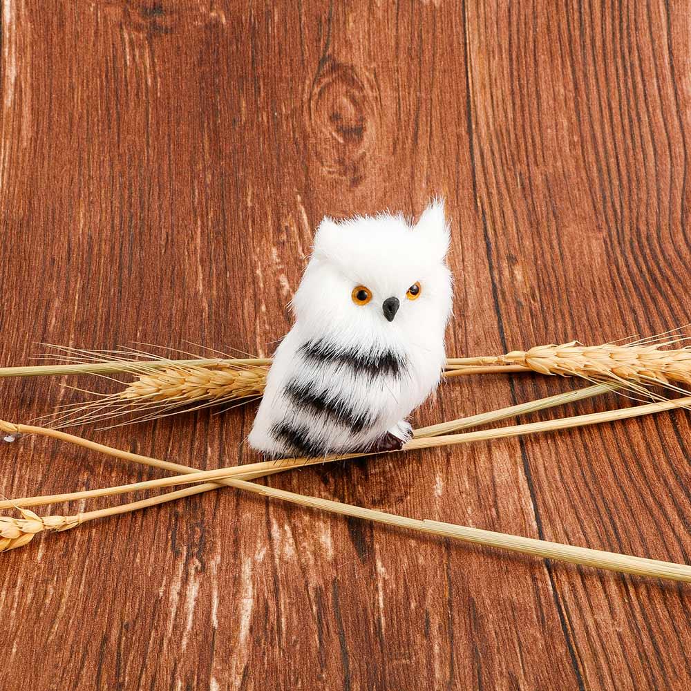 Милый декор рабочего стола Птица Животное Пушистые украшения Поделки Украшения в виде животных Украшения в виде совы Домашний декор