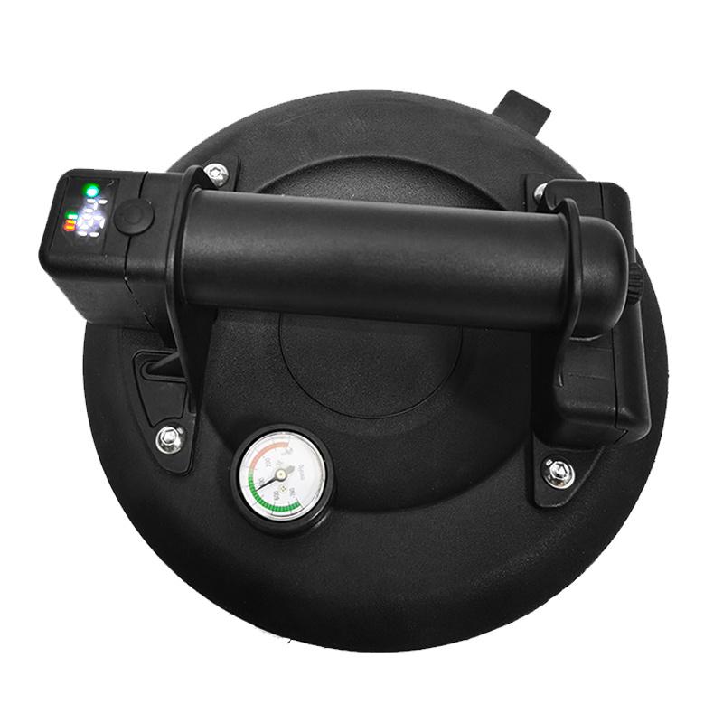 8-дюймовая электрическая вакуумная присоска для стеклянной плитки, прочная, 220 кг, несущая способность, 5000 мАч, электрическая вакуумная присоска с воздушным насосом