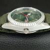 ЯПОНСКИЕ ВИНТАЖНЫЕ ОТРЕМОНТИРОВАННЫЕ АВТОМАТИЧЕСКИЕ МУЖСКИЕ ЧАСЫ SEIKO 5 С ЗЕЛЕНЫМ ЦИФЕРБЛАТОМ a444495-1