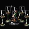 Glass Red Wine Goblet European Style Wine Rack Home Decoration Wine Glasses Suit Wedding Gift
