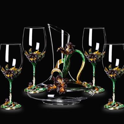 Стеклянный бокал для красного вина в европейском стиле, винная стойка, украшение для дома, бокалы для вина, свадебный подарок