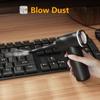 100000 RPM 6000mAh  Wireless Air Duster Dust Blowing Gun 2 In 1 Air Blower and Vacuum Cleaner Cordless Duster Blowers