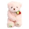 Take Off Plush Music Box Wild Strawberry Bear, Small, Pink