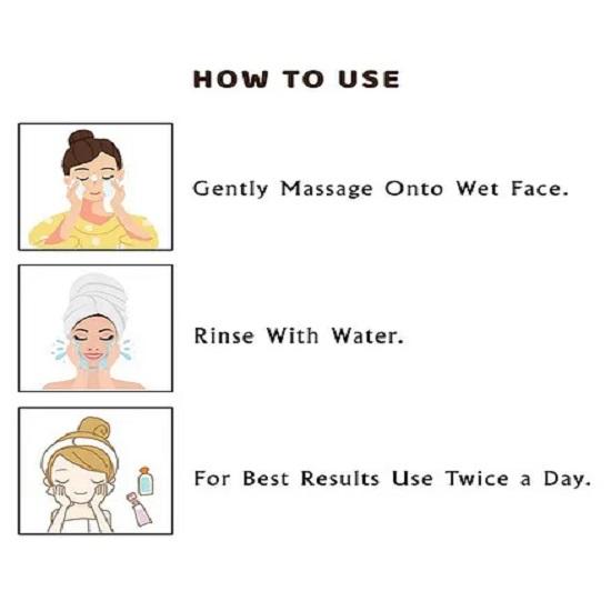 YC Отбеливающий гель для лица для глубокого очищения и дополнительного увлажнения 100 мл