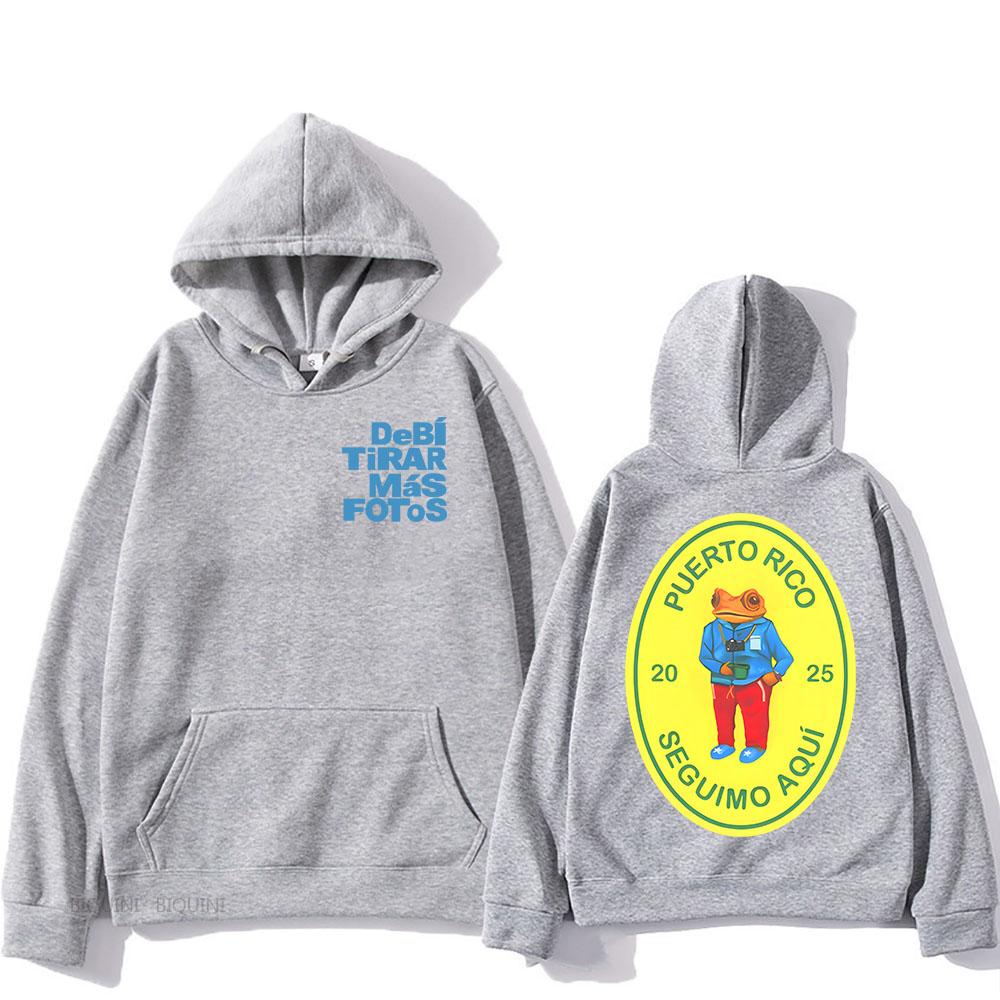 Debí Tirar Más Fotos Album 2025 Hoodies Bad Bunny DTMF Printing Sweatshirts for Men/Women Уличная одежда унисекс с длинным рукавом