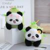 Adorable Panda Plush Backpack Keychain Toy Soft Fluffy Doll Cute Accessory For Kids