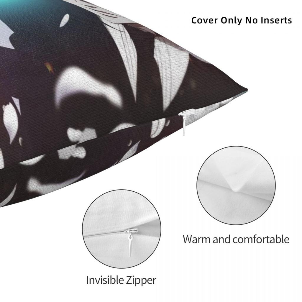 Adventure Anime Black Butler Square Pillowcase Cushion Cover Pillow Case Throw Pillow Cover for Home Bedroom Car