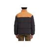 Timberland Mount Welch Water Repellent Puffer Jacket Color Block Letter High Neck Fleece Thick Jacket Men Jackets Black A6G2N-001