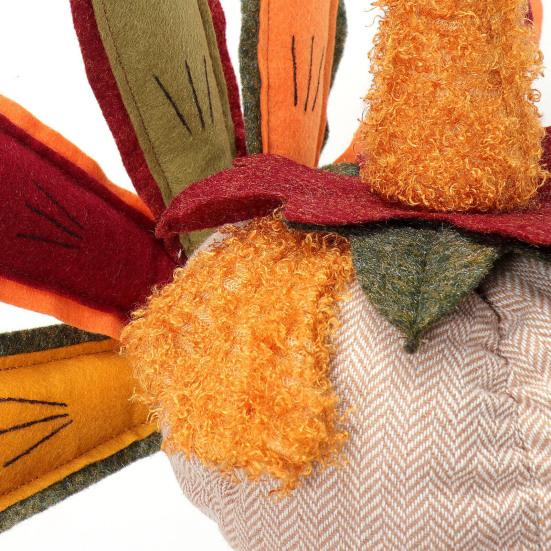 Turkey Decoration Plush Stuffed Turkey Doll with Retractable Neck Stretchable